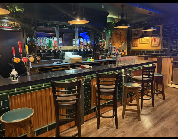 A vibrant, cosy pub